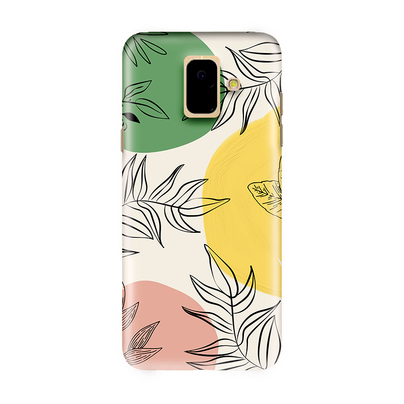 samsung a6 20 Flower Abstract For Samsung A6 Back cover