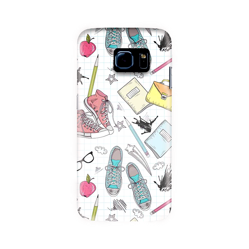 samsung s6 16 Back To School For Samsung S6 Back cover
