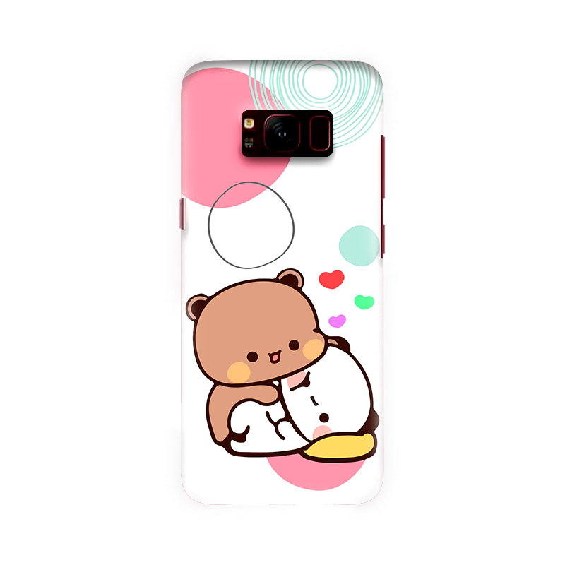samsung s8 18 Cute Couple Teddy For Samsung S8 Back cover